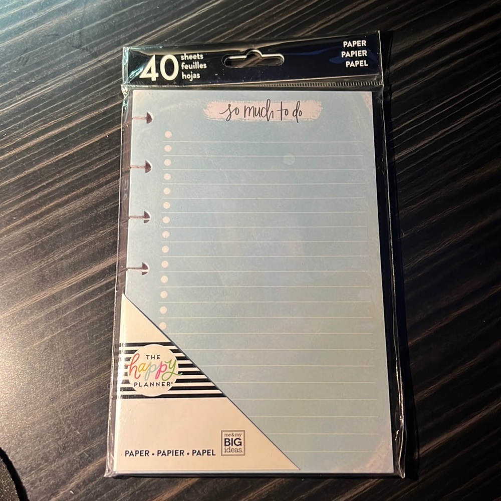 The Happy Planner mini sheets